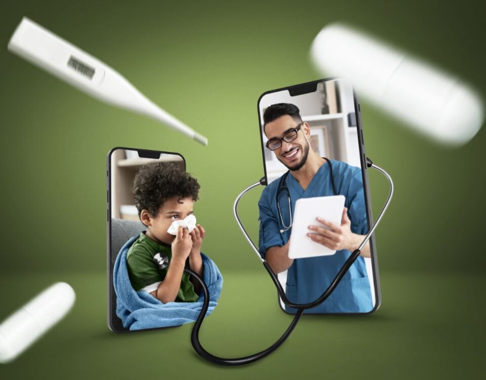 Impacto das Novas Tecnologias no Acesso à Saúde imagem conceito de apps de saúde