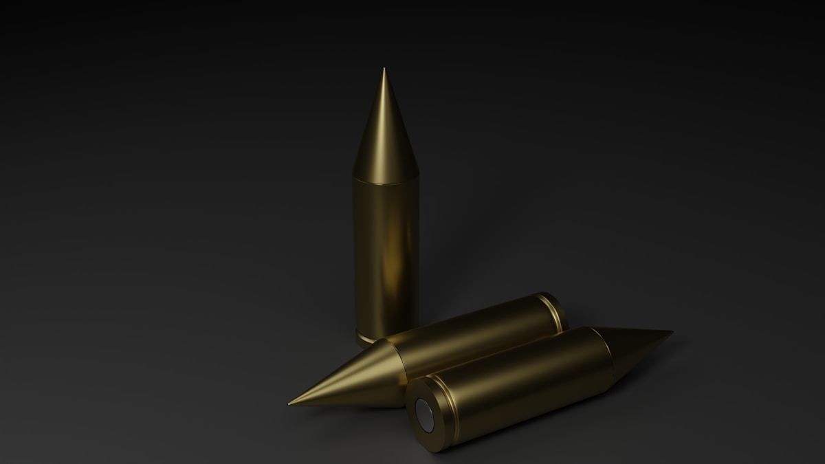 a gold and silver gavel