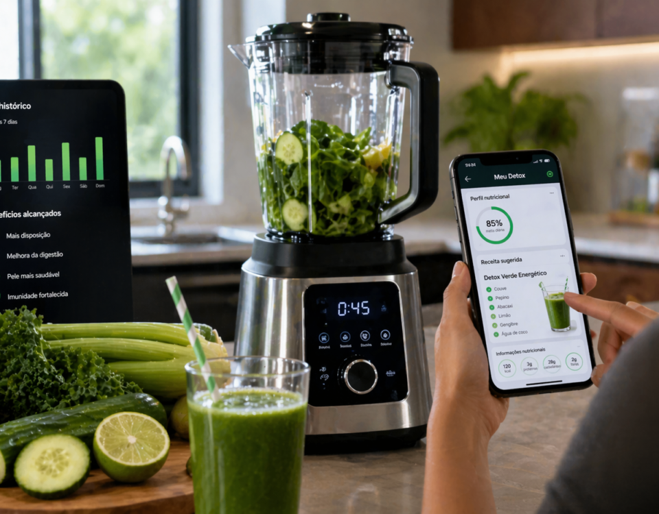 Tecnologia impulsiona preparo de sucos detox personalizados