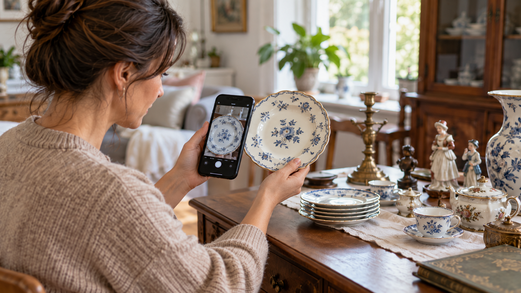 A câmera do celular consegue identificar uma porcelana antiga?
