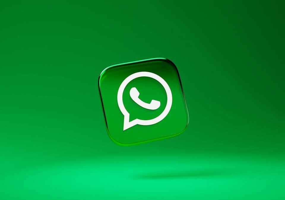 Ícone verde de telefone dentro de um balão de conversa
